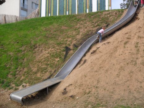 Toboggan XXL au parc de la Côte Verte à Andrésy